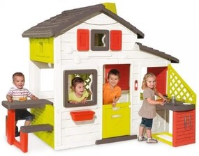 Smoby - Casuta pentru copii Friends Playhouse cu bucatarie
