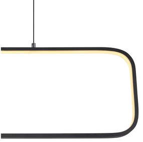 Lustra / Pendul LED design modern SILLA negru
