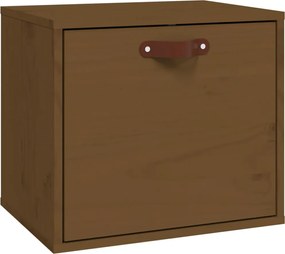 vidaXL Dulap de perete, maro miere, 40x30x35 cm, lemn masiv de pin