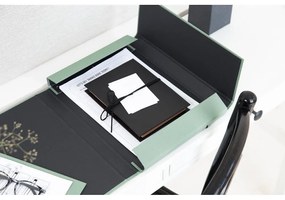 Organizator verde din carton Olof Canvas Paper Laminate – Bigso