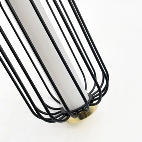 Lustră pe cablu BONNIE LED/15W/230V 3000K, negru