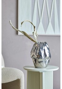 Vază argintie din gresie (înălțime 29 cm) Bobby – Bloomingville