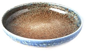 Farfurie din ceramică cu margine înaltă MIJ Earth &amp; Sky, ø 22 cm, bej - albastru