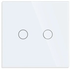 Intrerupator Dublu cu Touch din Sticla LUXION, protocol ZigBee