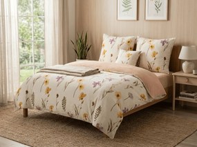 Lenjerie de pat dubla DUO SENSE WILDELLA crem cocolino/flanel Dimensiune lenjerie de pat: 70 x 90 cm | 140 x 220 cm