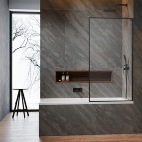 Paravan de cada Radaway Modo F SL PNJ II GunMetal periat-transparent 50x150 cm sticla 8 mm dreapta