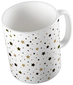 Cană albă din ceramică 330 ml cu model de Crăciun – Butter Kings