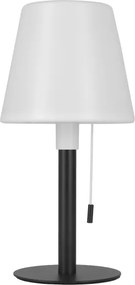 Lampă solară LED reglabilă LED/2W/5V USB 1200 mAh IP44 alb/negru