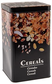 Recipient din metal pentru produse vrac Black3D – Dakls