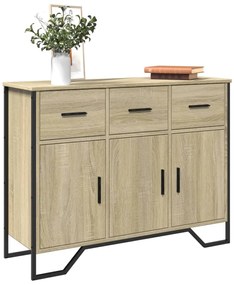 vidaXL Dulap, stejar sonoma, 97x32,5x74,5 cm, lemn prelucrat