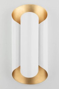 Aplica de perete design modern BANKS alb/auriu