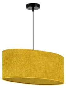 Lustră pe cablu Duolla OVAL 1xE27/15W/230V maro