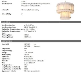 Lustra eleganta design LUX Ruby S