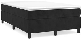 3121110 vidaXL Cadru de pat, negru, 120x200 cm, catifea