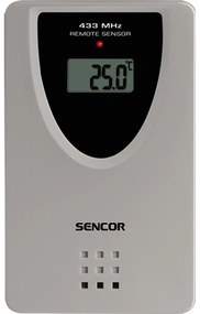 Stație meteorologică Sencor SWS 5400 cu proiecție și senzor fără fir, negru