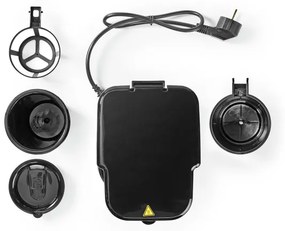 Cafetieră de o cană 0,4 l cu temporizator și cană de voiaj Nedis KACM300FBK