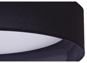 Plafonieră LED Duolla ROLLER LED/24W/230V d. 45 cm negru