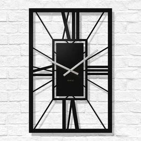 DUBLEZ | Ceas roman din lemn - Arch Deco
