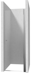 Usa sticla dus batanta 90x200 cm profil crom Deante Kerria Plus 2 900x2000 mm, Crom lucios