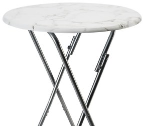 Masa bar aspect marmura Pliabil Ø 60 cm