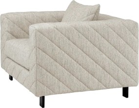 Fotoliu design LUX Avellino, Splendor light grey