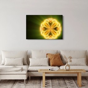 Tablou cu floare galbenă (90x60 cm)