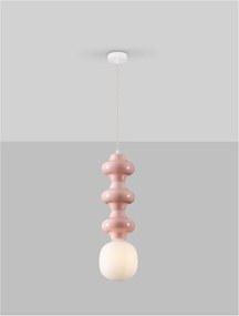 Pendul ceramic design modern CHIC roz