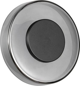 Aplică de perete negru-mat LED cu intensitate reglabilă ø 22 cm Celeste – Trio