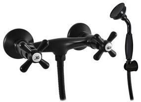 RAV Slezák MK180.5 - Set de duș MORAVA cu baterie, negru mat