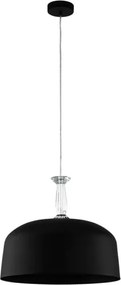 Eglo 39588 - Lustră suspendată pe cablu MONTE FUERTE 3xE27/10W/230V negru