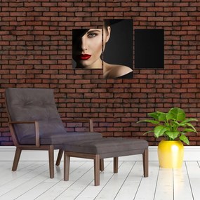 Tablou - Portretul femeii cu pălărie (90x60 cm)