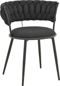 Scaun Bucatarie/Dining Akisa Textil Negru