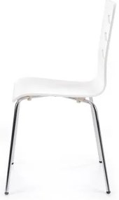 Scaun de dining BALENA, 1 buc., alb