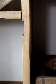 Etajeră din lemn masiv cu 8 rafturi