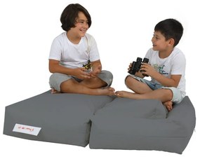 Canapea pentru copii gri 100 cm Nier – Floriane Garden