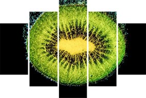 Tablou - detailu cu kiwi în apă (150x105 cm)