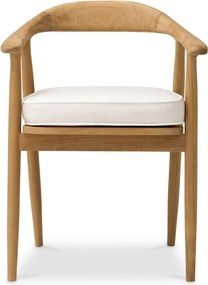 Scaun elegant design LUX Beale natur/ off-white