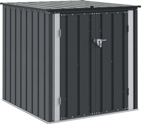 vidaXL Cutie de depozitare pentru grădină Negru 101,5 x 107 x 100 cm