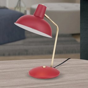 Veioza / Lampa de birou stil elegant Fedra rosie