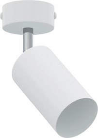 vidaXL Spot de tavan cu lumina reflectoarelor Alb 6 x 6 x 16 cm Metal