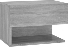 vidaXL Noptieră de perete, gri sonoma