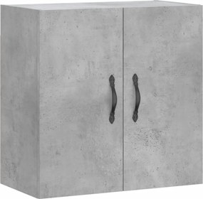 vidaXL Dulap de perete, gri beton, 60x31x60 cm, lemn compozit