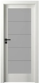 Usa cu toc reglabil HDF PORTA VERTE HOME B5 - ST DR 140-180 mm, DR, Alb, Folie Decor