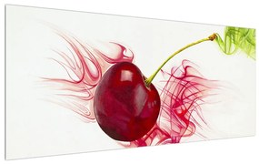 Tablou cu fructe de cireșe (120x50 cm), în 40 de alte dimensiuni noi