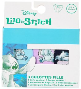 Disney Lilo și Stitch Alien lenjerie pentru copii, chiloți 3 bucăți/pachet 6 - 8 ani / 116 - 128 cm