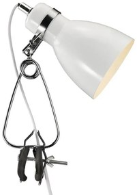Veioza, Lampa cu clip Cyclone alba 73072001NL