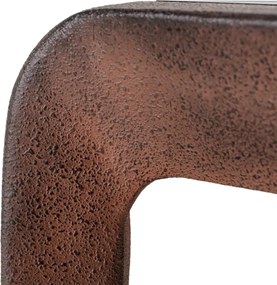 Consola LUX, Aluminiu Reciclat, Sticla Neagra, Quentin