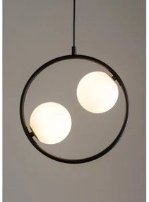 Lustră pe cablu AQUA 2xG9/12W/230V negru