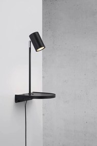 Aplica de perete, directionabila, port usb, design modern CODY negru 2112001003 NL