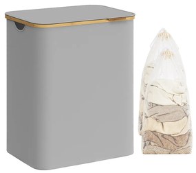 Coș de rufe din plastic, gri